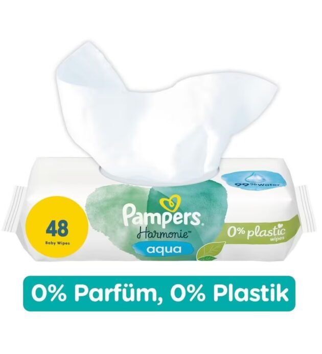 Prima Pampers Harmonie Aqua Yenidoğan Islak Havlu 48X15 Adet (720 Yaprak) - Image 2