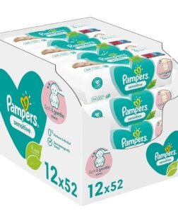 Prima Pampers Sensitive Hassas Islak Bebek Havlusu 52x12 Adet (624 Yaprak)