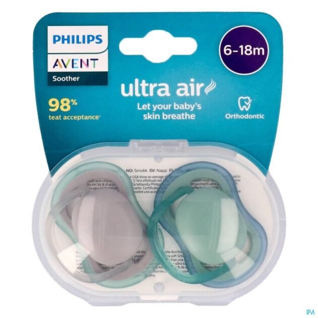 Philips Avent Ultra Air Emzik 6-18 Ay 2Li Erkek Scf085/16 - Image 2