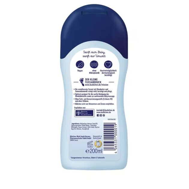 Bübchen Yenidoğan Sensitive Bebek Yağı 200 Ml - Image 2