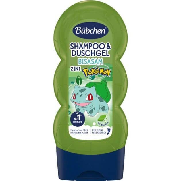 Bübchen Çocuk Şampuan&Amp;Duş Jeli 2 In 1 Pokemon Bulbasaur 230 Ml