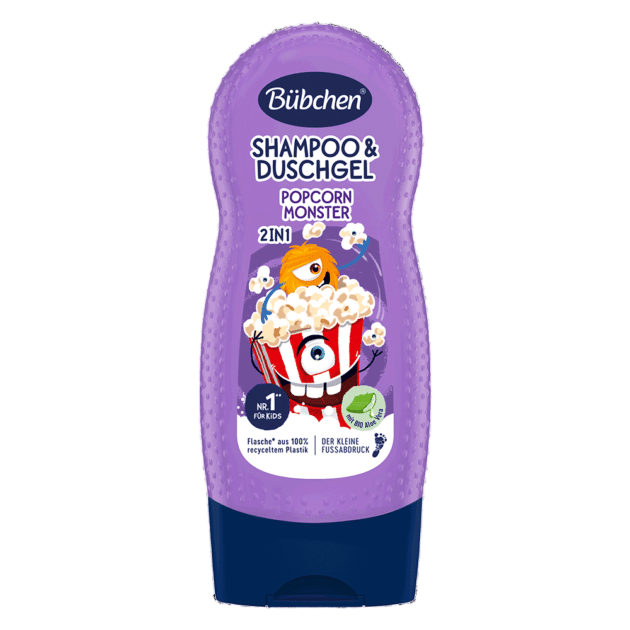 Bübchen Çocuk Şampuan&Amp;Duş Jeli 2 In 1 Popcorn Monster 230 Ml