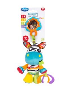 Playgro Munchimal Peluş Aktivite Oyuncağı Zebra 0+Ay