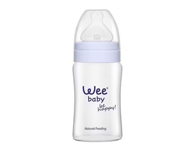 Wee Baby Isıya Dayanıklı Gaz Önleyici Geniş Ağızlı Biberon 120Ml