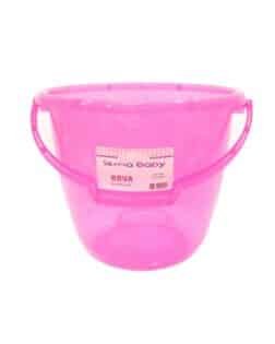 Sema Baby Ölçekli Şeffaf Kova - Pembe
