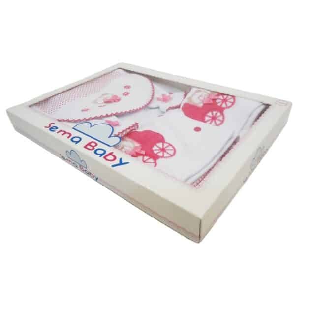 Sema Baby 5'Li Set - Pembe - Image 2