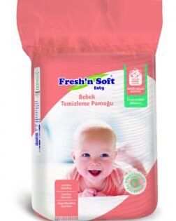 Fresh'n Soft Bebek Temizleme Pamuğu 60'lik Dikdörtgen