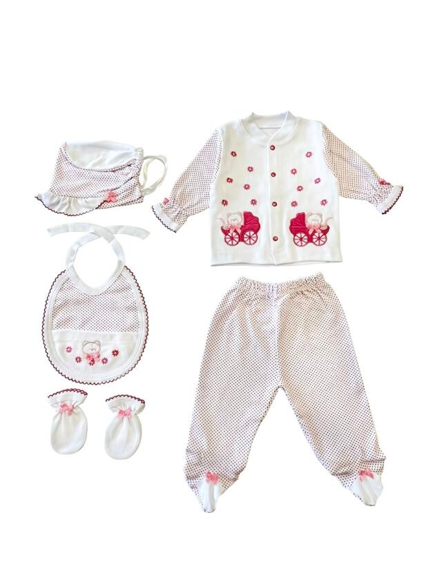 Sema Baby 5'Li Set - Pembe