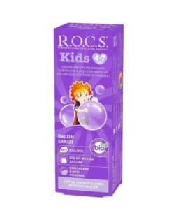Rocs Kids Balon Sakızı Tadında 4-7 Yaş Florürsüz Diş Macunu 45 ml
