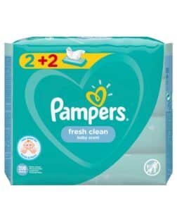 Prima Pampers Baby Yenidoğan Fresh Clean Islak Havlu 52x4 Adet (208 Yaprak)